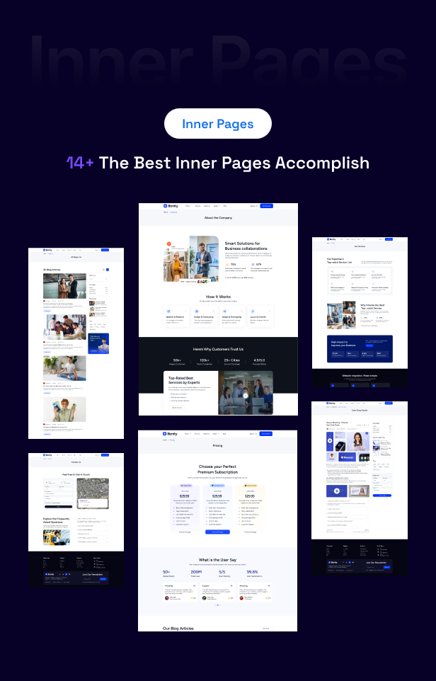 Biznity – Multipurpose Business HTML Template